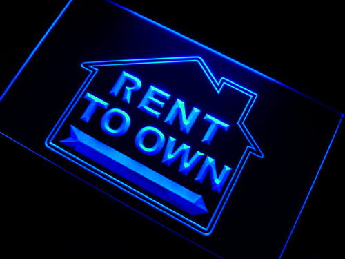 Rent to Own Estate Agent Neon Light Sign